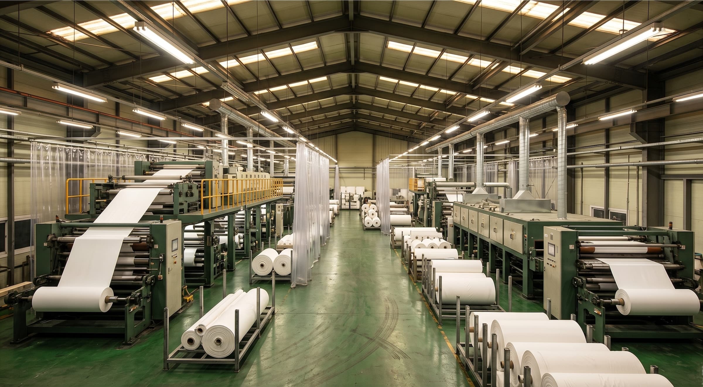 Hyundai Chemical wet-process PU coating line, Daegu plant
